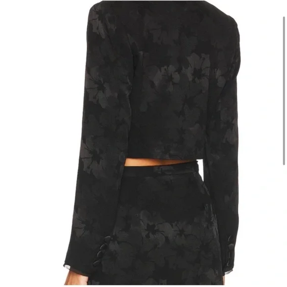 Loveshackfancy Zubin Cropped Blazer - Picture 3 of 7